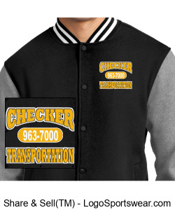 Checker Varsity Jacket Design Zoom